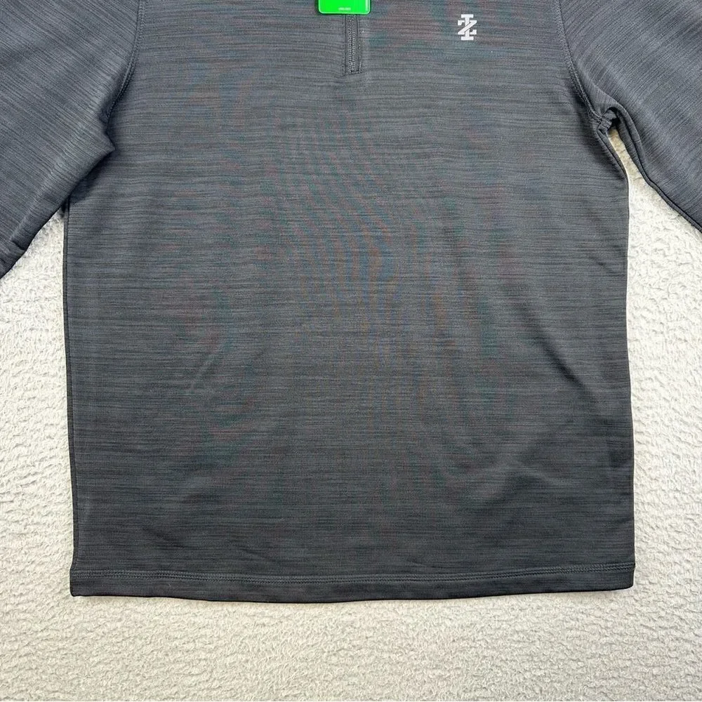 Izod Golf Pullover Mens Small Black Breathable UPF50 Water Resistant 1/4 Zip NEW